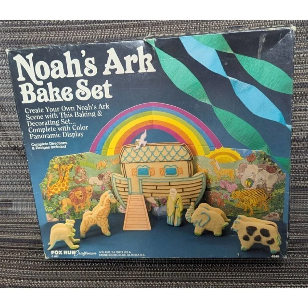 Noah’s Ark Bake Set by Fox Run Vintage Complete New